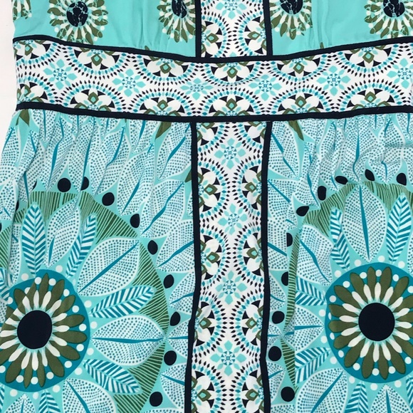 Sundress from Maggie London In Turquoise Print - Picture 3 of 8
